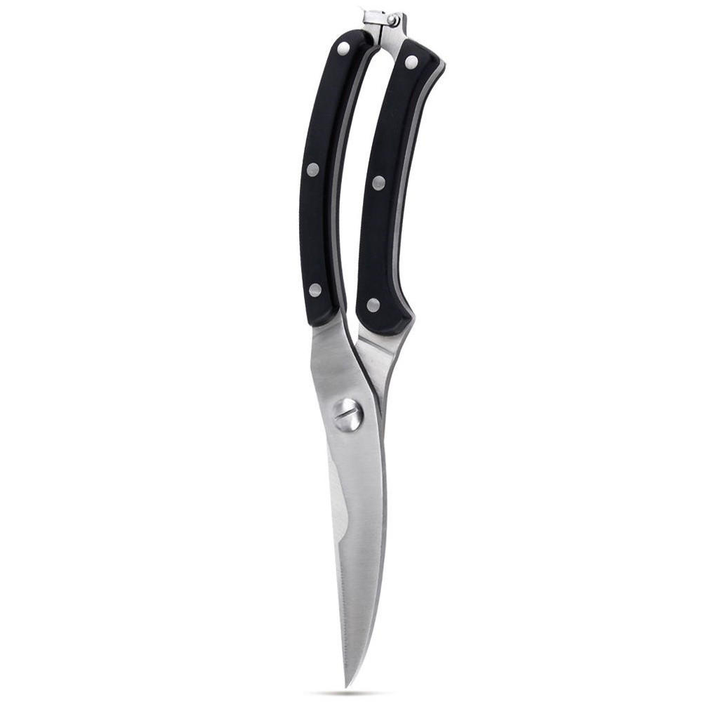 GEFLÜGELSCHERE Silber - Schwarz, Metall (24.5cm) - Orion 