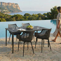 GARTENMÖBEL SET AZALEA VIOLETTA - Schwarz, Metall - IDIMEX