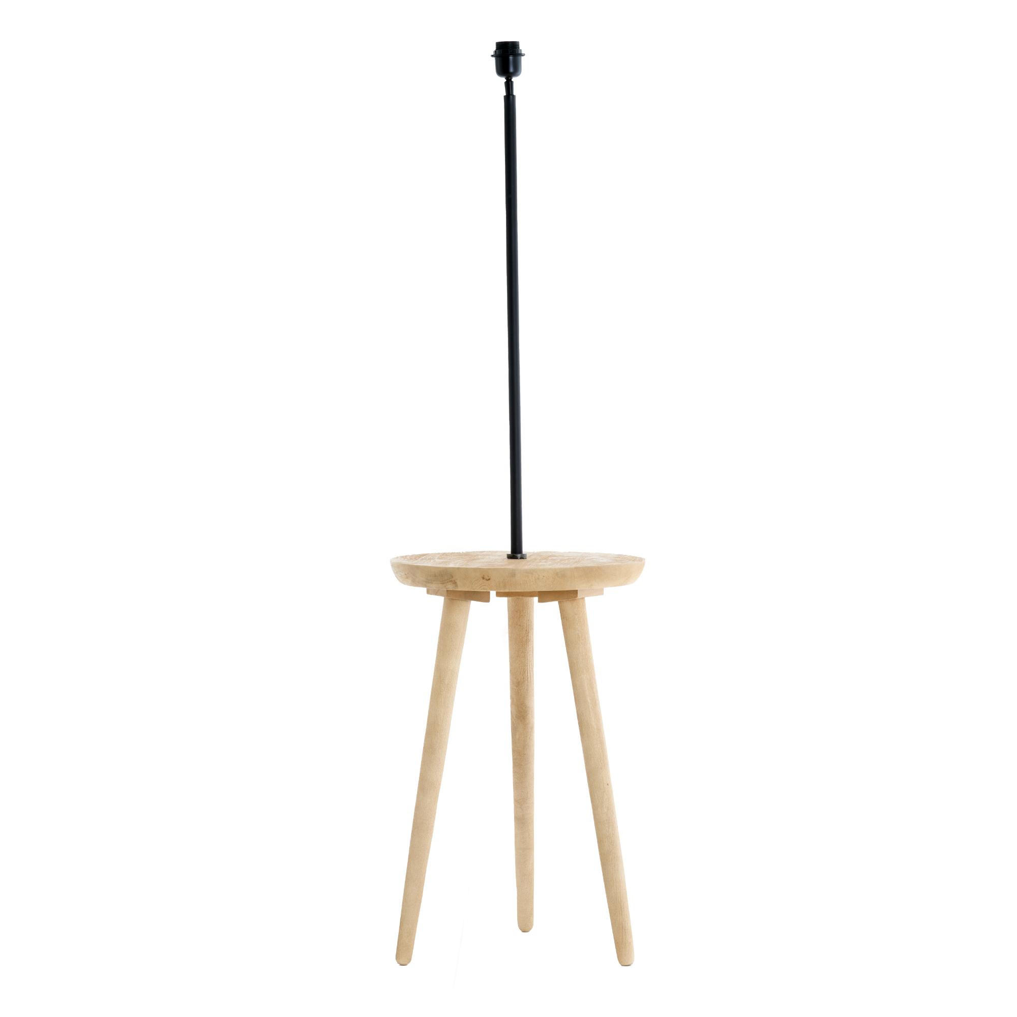 BEISTELLTISCH Tolfa Braun 40/40/135 cm - Braun, Holz (40/40/135cm) - Light & Living