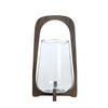 WINDLICHT Anosy Braun Ø26/48 cm - Dunkelbraun, Holz (26/48/26cm) - Light & Living