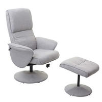 RELAXSESSEL Hellgrau - Hellgrau, Textil (75/114/125cm) - MCW