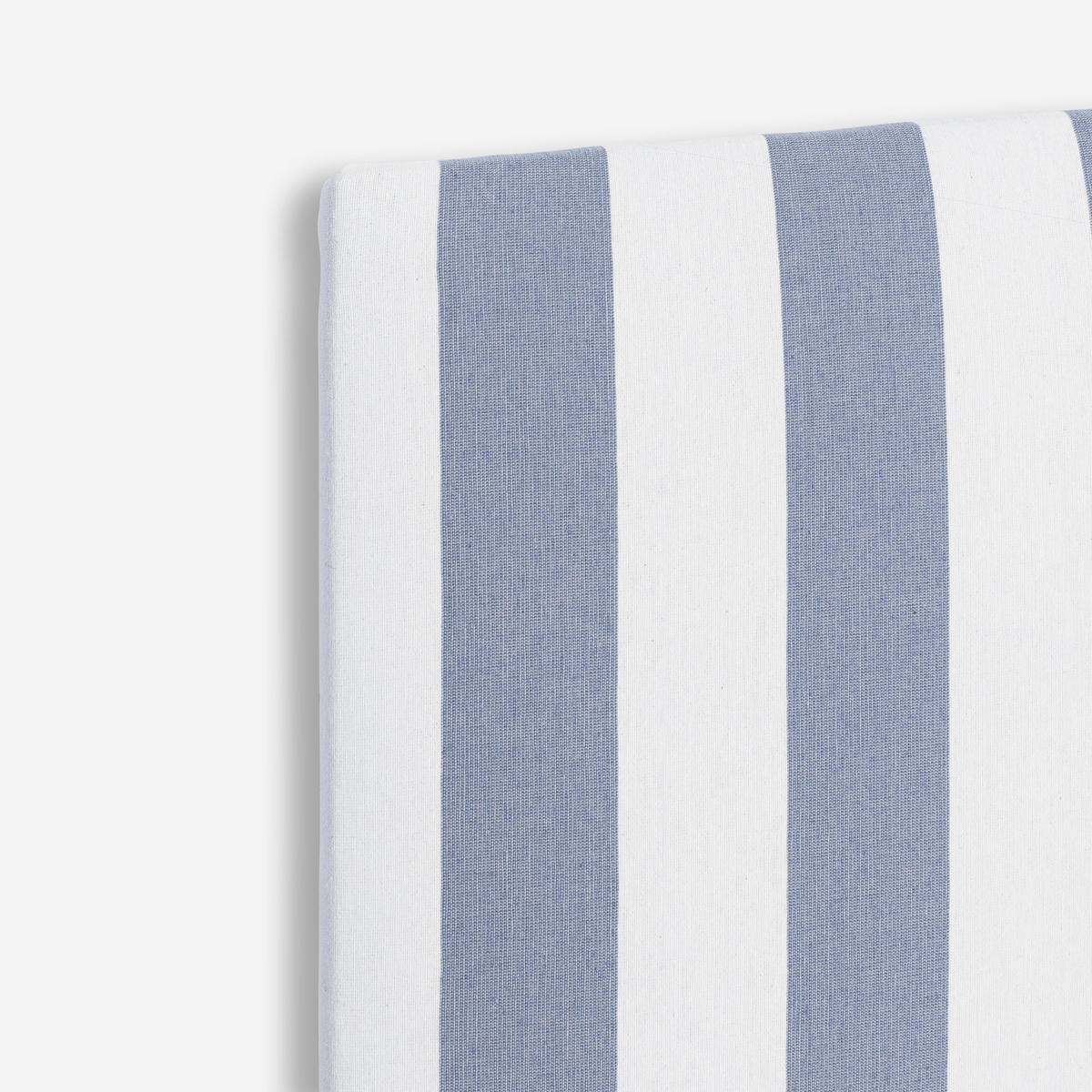 KOPFTEIL Gepolstertes aus gestreiftem Stoff Blau 165/52/3 cm SUANCES - Blau, Textil (165/52/3cm) - RNT By Really Nice Things
