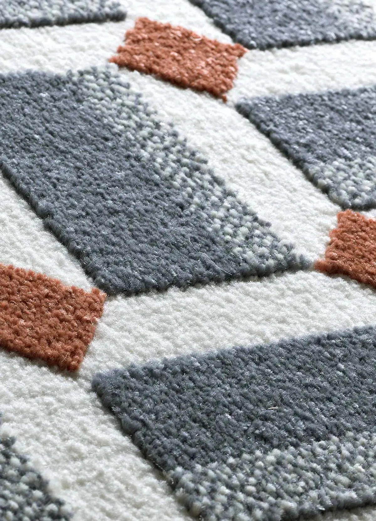 KURZFLORTEPPICH Blau / Weiß Amara 160/230 cm - Blau/Weiß, Naturmaterialien/Textil (160/230cm) - Atticgo