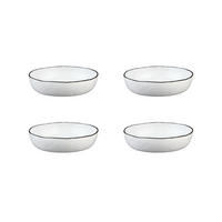 SUPPENTELLER Pure Ø21,5cm - 4er-Set - Schneeweiß - Weiß, Keramik (21.5cm) - Björn