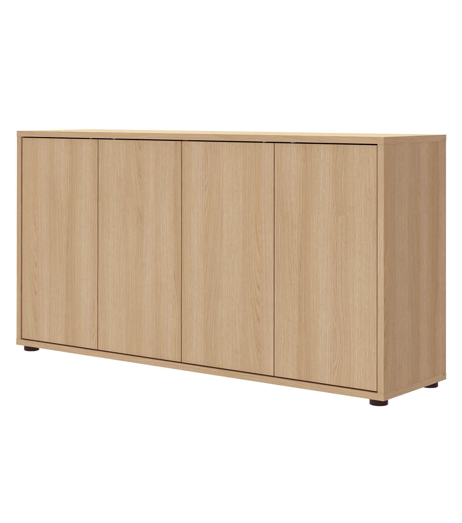 SIDEBOARD Die Horizontale - Braun, Holzwerkstoff (136/73/36cm) - Mokebo