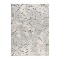 KURZFLORTEPPICH Grau Oris 192/290 cm - Hellgrau, Naturmaterialien/Textil (192/290cm) - Atticgo