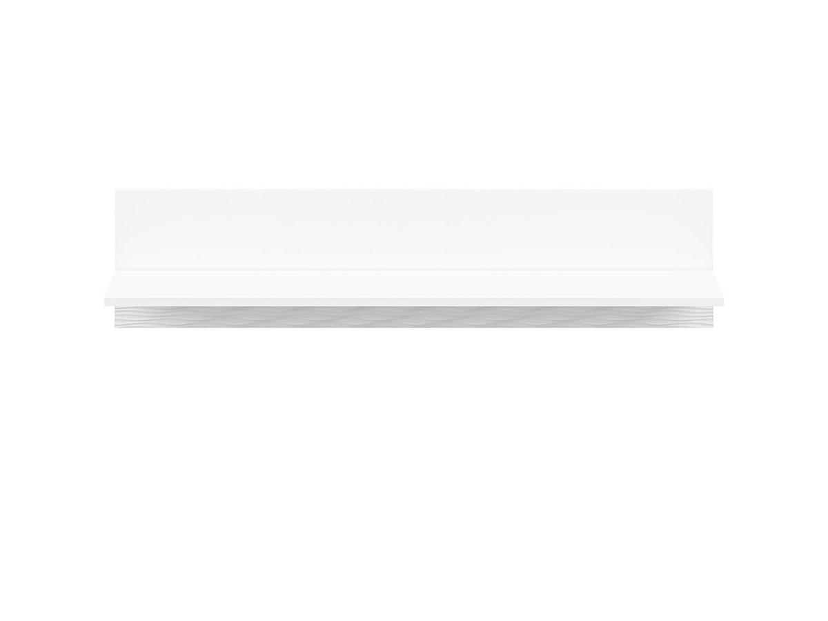 WANDREGAL – ARKO 1301 – 120 cm – Arko – Weiß Hochglanz - Weiß Hochglanz, Holzwerkstoff (120/28/22cm) - hi-markt