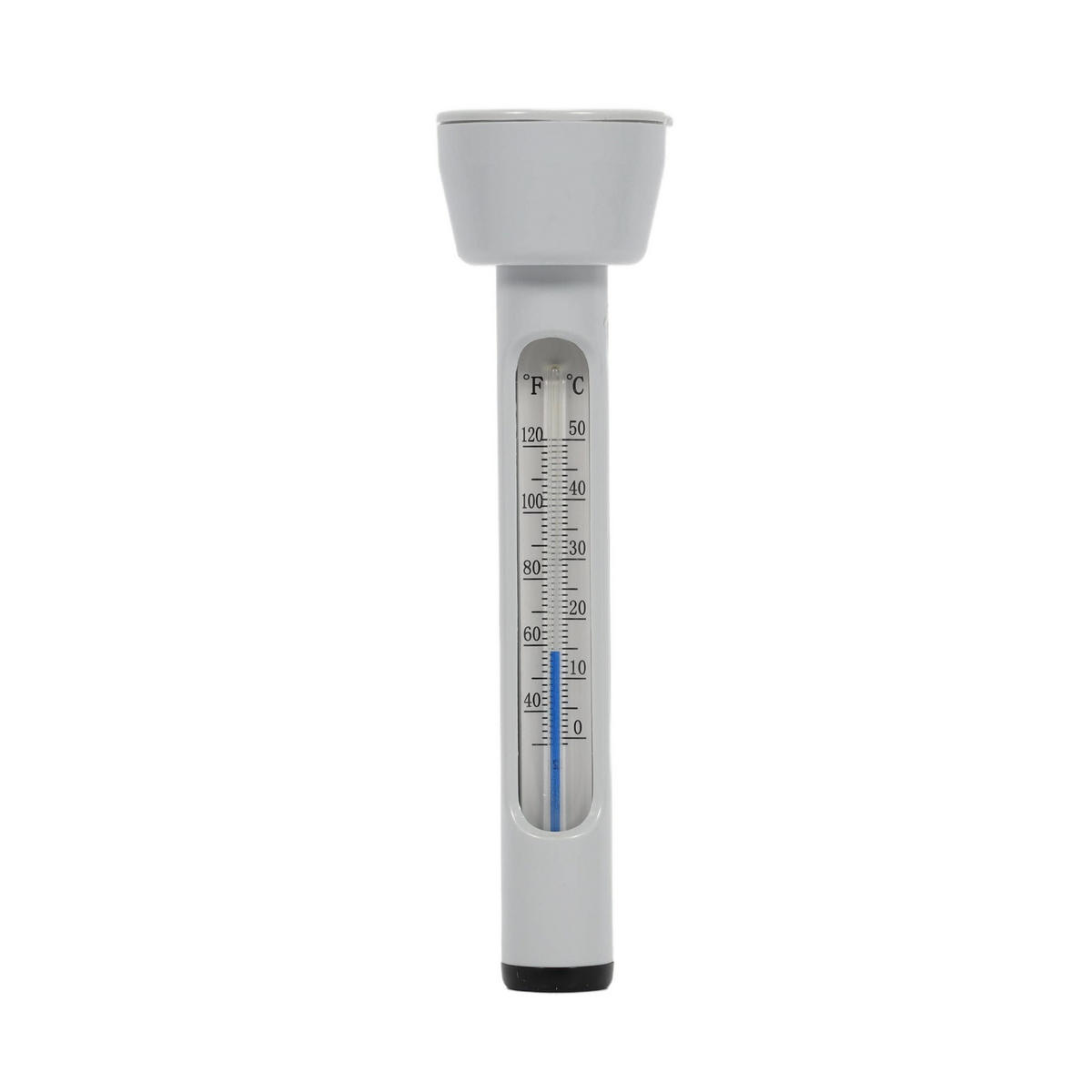 POOL-THERMOMETER 24 cm schwimmend weiß - Weiß, Kunststoff (4.8/24/7.3cm)