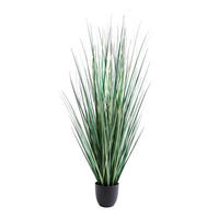 KUNSTPFLANZE Künstliches Gras – Odalinde 120 cm - Grün, Kunststoff (120cm) - aplanta