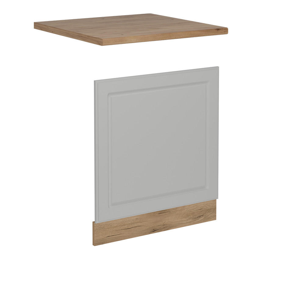 Vicco Frontblende Weiß, Eiche 60x57.2x60 cm