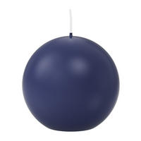 KUGELKERZEN Dunkelblau Ø 70 mm, 12 Stück - Dunkelblau, Paraffin (7/7/7cm) - Wiedemann Kerzen