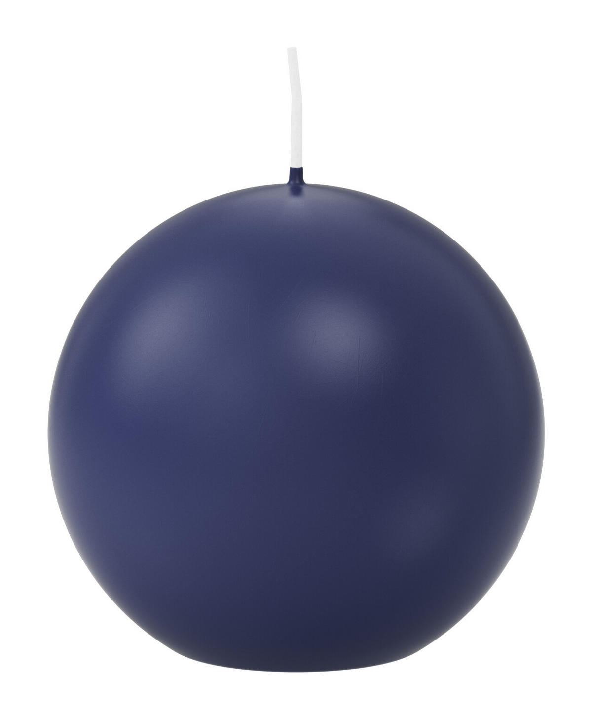 KUGELKERZEN Dunkelblau Ø 70 mm, 12 Stück - Dunkelblau, Paraffin (7/7/7cm) - Wiedemann Kerzen