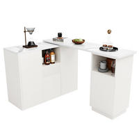 BARTISCH DE-41193 210/30/100,9 cm mit 360° drehbarer Verbindungsplatte Weiß - Weiß, Holzwerkstoff (210/100.9/30cm) - ComfortXL