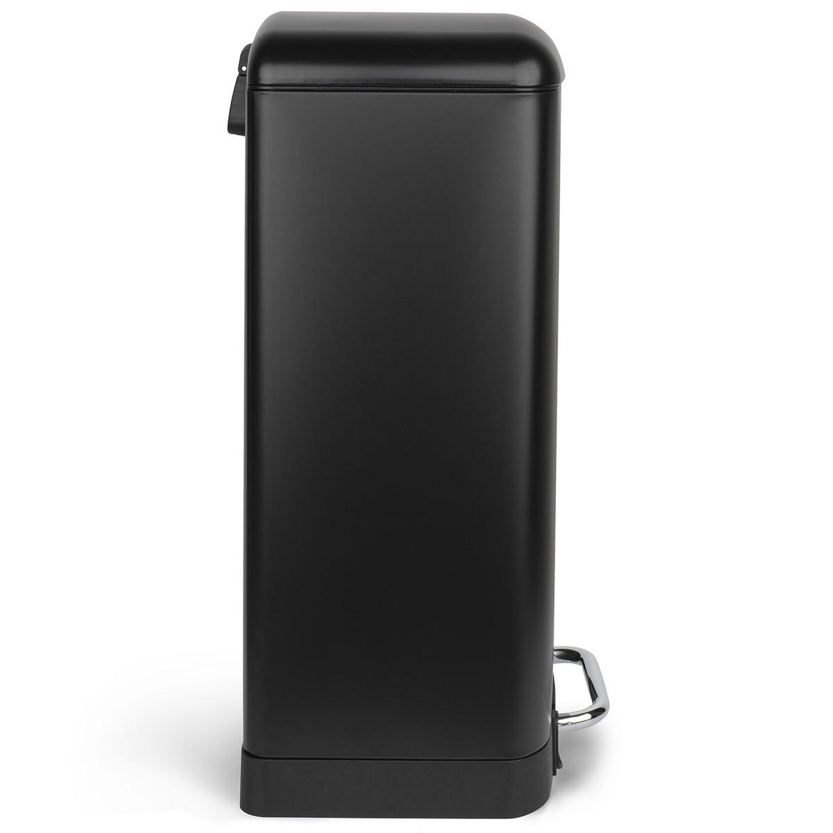 TRETMÜLLEIMER 40L - schwarze Ausführung N°867 - Schwarz, Metall (37.5/67.5/35.5cm) - Les Collectors