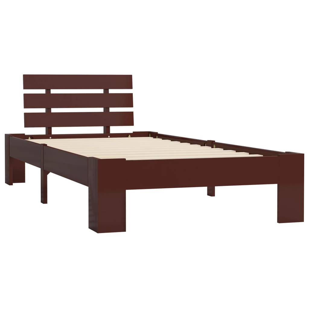 BETT Gulliver 105/213 cm - Dunkelbraun, Holz (100/200cm) - Nettlife