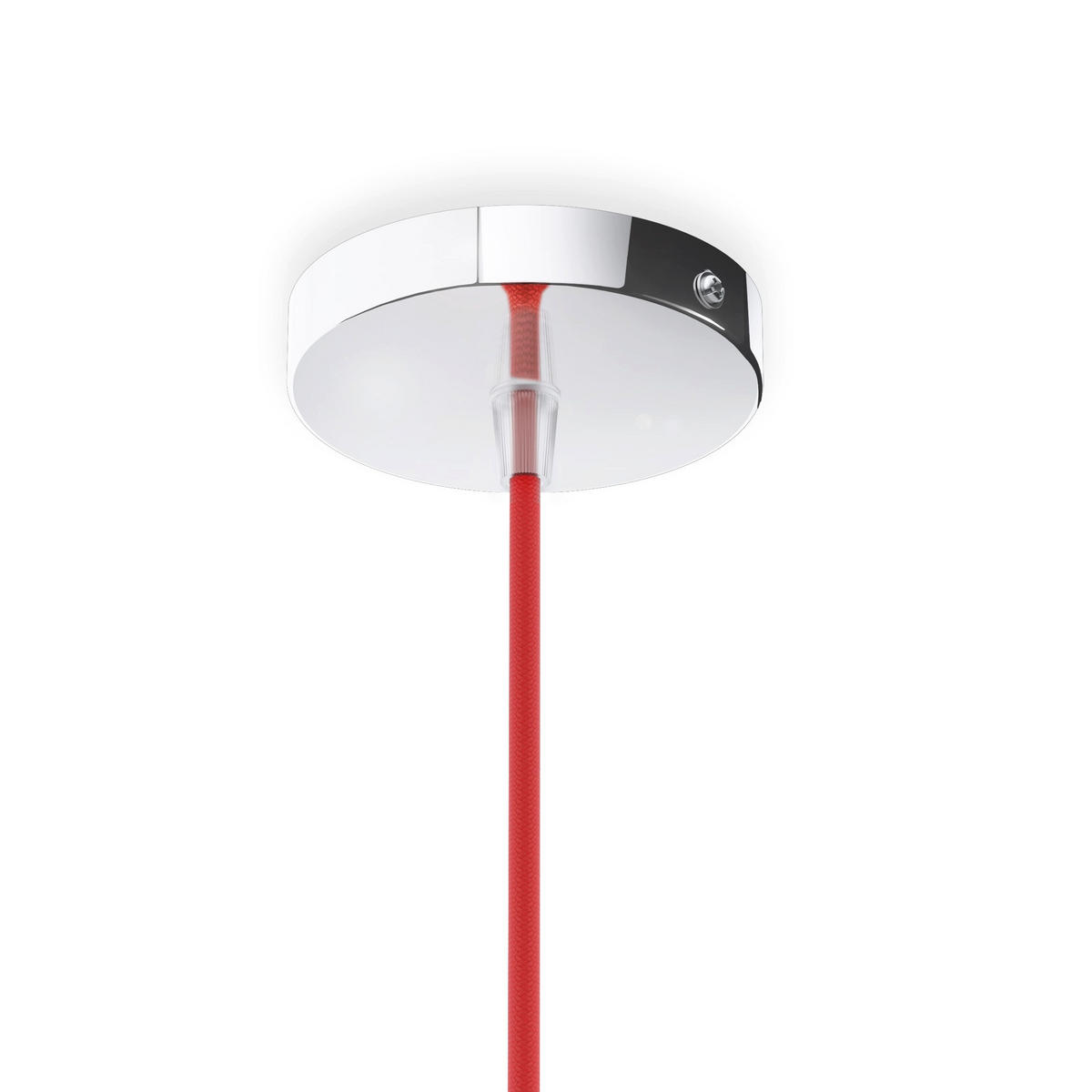 PENDELLEUCHTE ELISA red 15 W - Rot, Metall (10/10/2cm) - Rendl