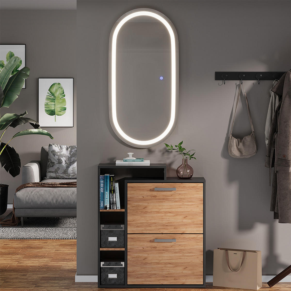 KOUPELNOVÉ ZRCADLO Miral Sklo - čirá, sklo (100/2.8/50cm) - Vicco