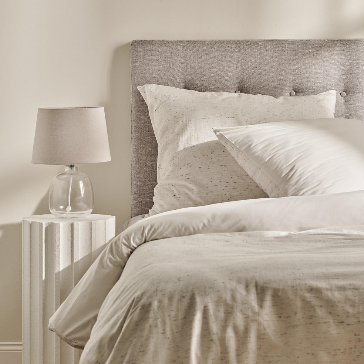 BETTWÄSCHE Kompsos - Weiß, Textil (160/200cm) - home&you