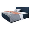 BOXBETT Fado IV - Blau/Schwarz, Holz/Kunststoff (140/200cm) - MIRJAN24