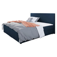 BOXBETT Fado IV - Blau/Schwarz, Holz/Kunststoff (180/200cm) - MIRJAN24