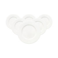 BROTTELLER Anmut weiß ø 16,4 cm 6er Set - Weiß, Keramik (16.4cm) - Villeroy & Boch
