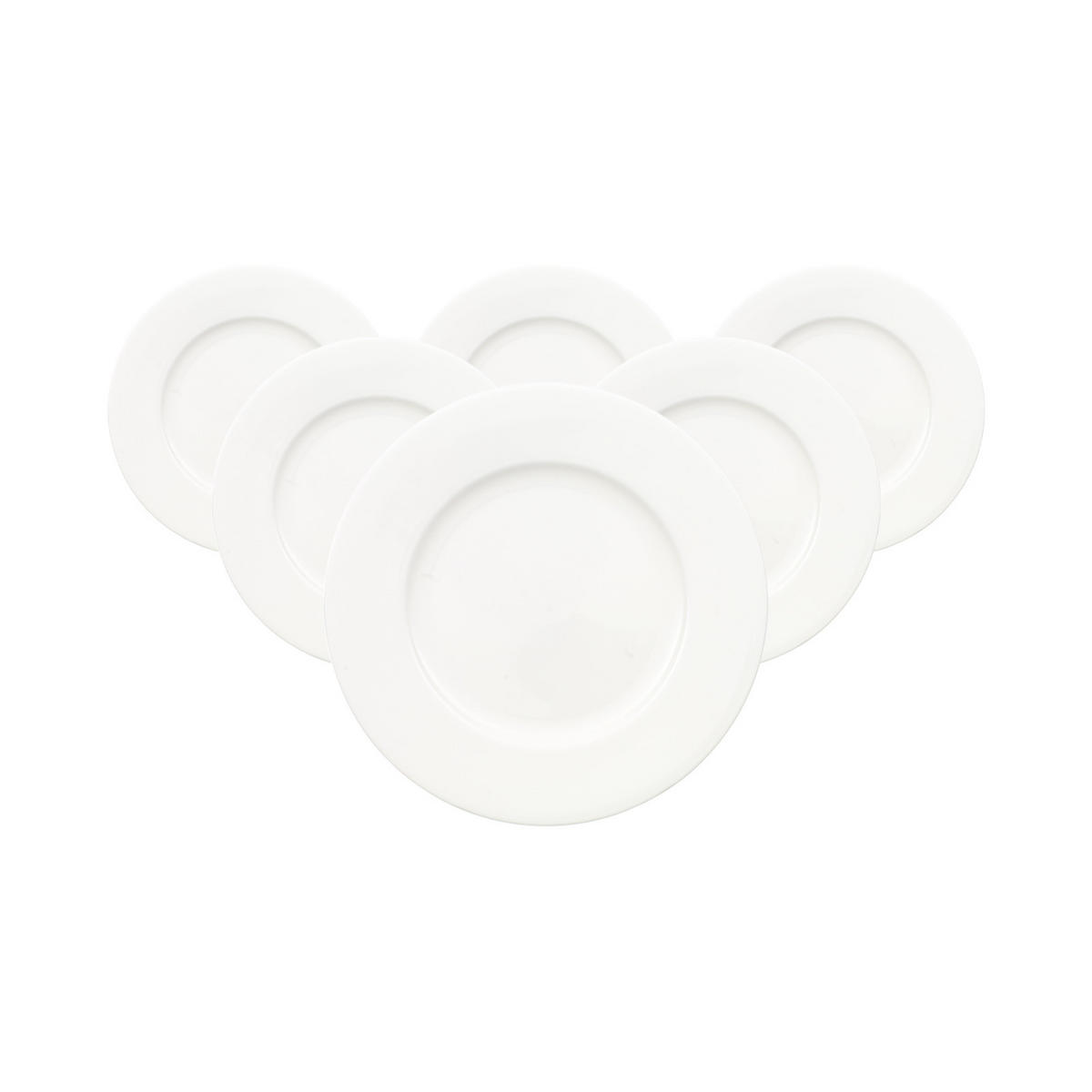 BROTTELLER Anmut weiß ø 16,4 cm 6er Set - Weiß, Keramik (16.4cm) - Villeroy & Boch