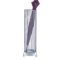 SCHIRMSTÄNDER 14/14/53 cm - Silberfarben, Metall (14/53/14cm) - ZELLER