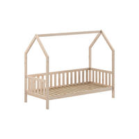 HAUSBETT CABANE Beige 98x208x169 cm - Beige, Holz - FURNLUX