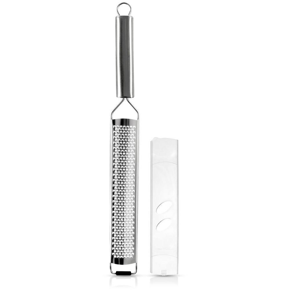 KÜCHENREIBE Flachstahl 38 cm - Silberfarben, Metall (4/38/1.5cm) - Orion 