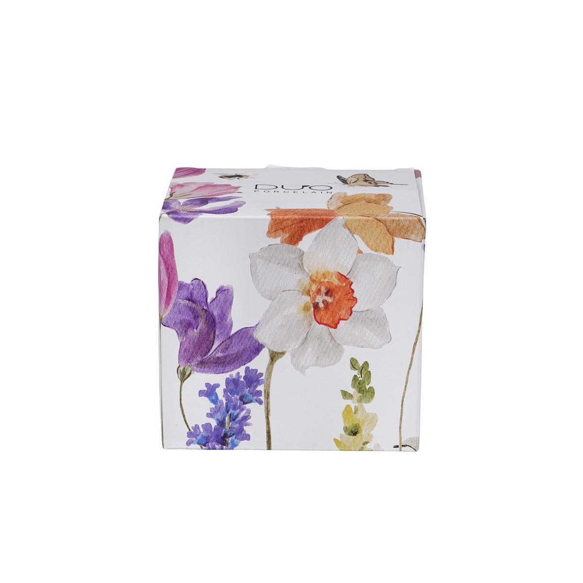 TEETASSE mit Sieb in Fassform MAY - Weiß, Keramik (0.43L) - DUO PORCELAIN