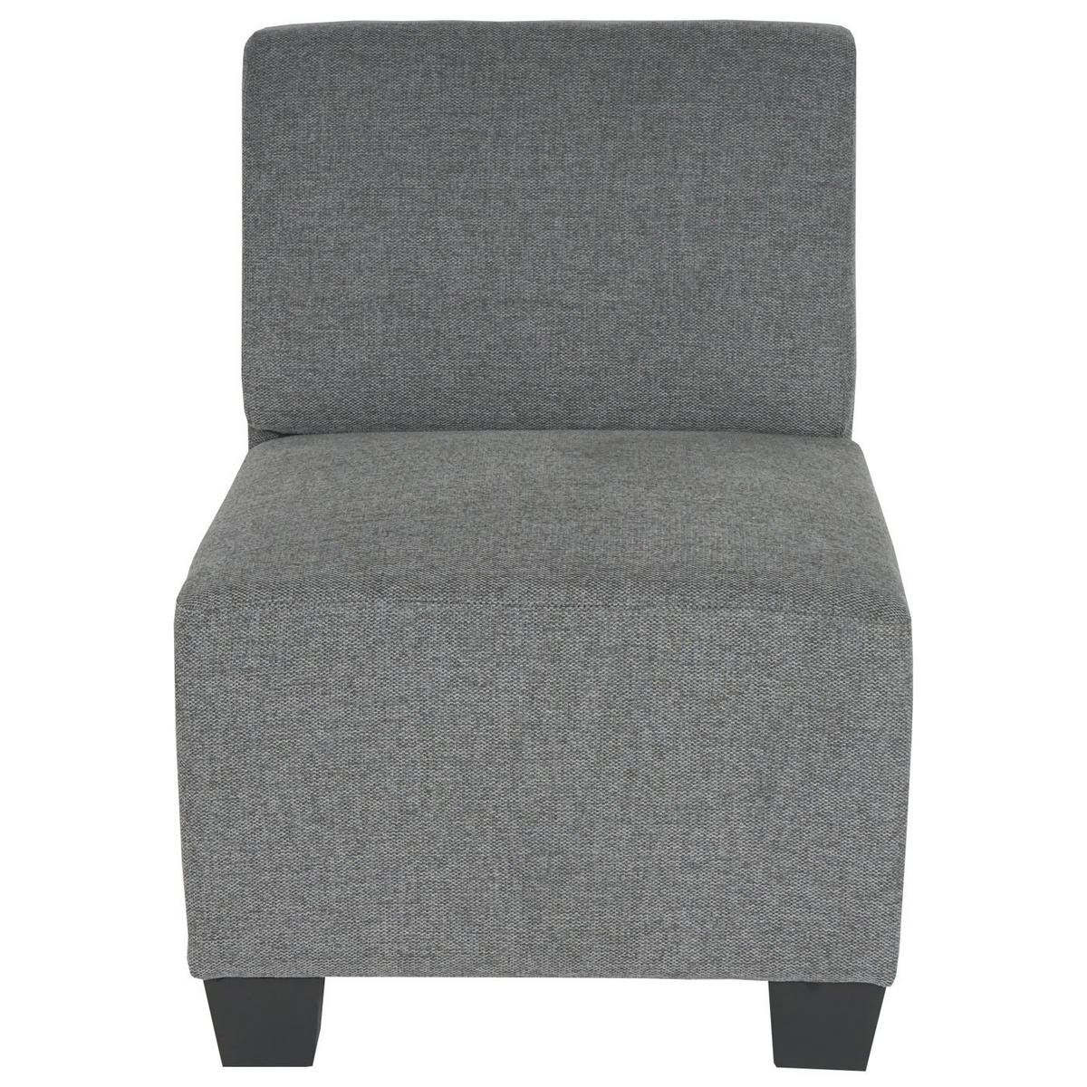 2-SITZER SOFA COUCH MODULAR Grau - Grau, Textil (114/76/72cm) - MCW