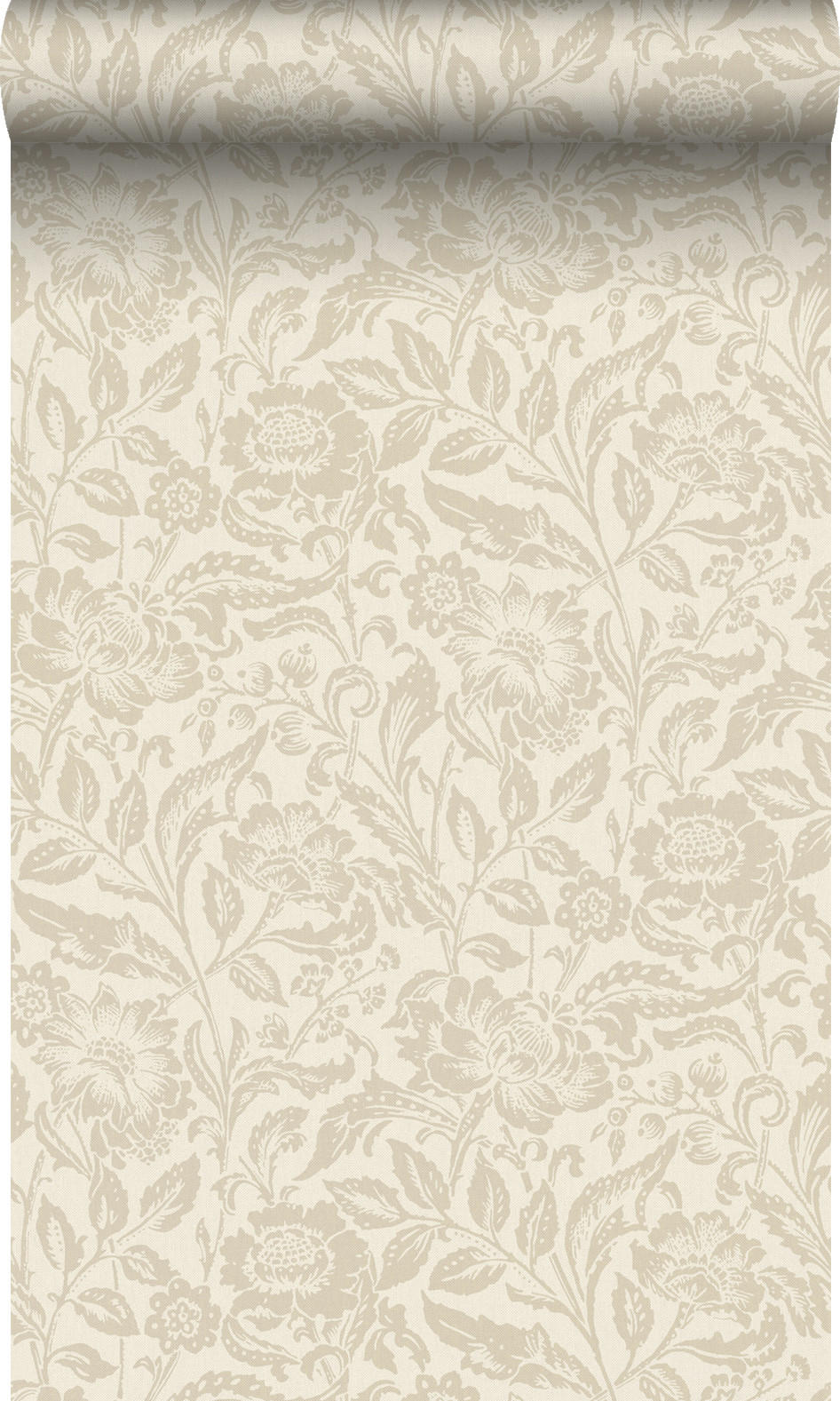 TAPETE Blumen 53 cm x 10.05 m - Beige, Papier (53/1000cm) - Origin Wallcoverings