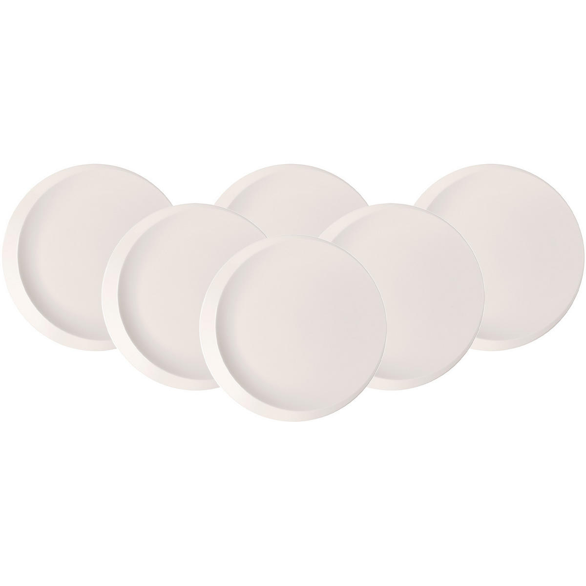 SCHALE TIEF NewMoon weiß ø 29 cm 6er Set - Weiß, Keramik (29cm) - Villeroy & Boch