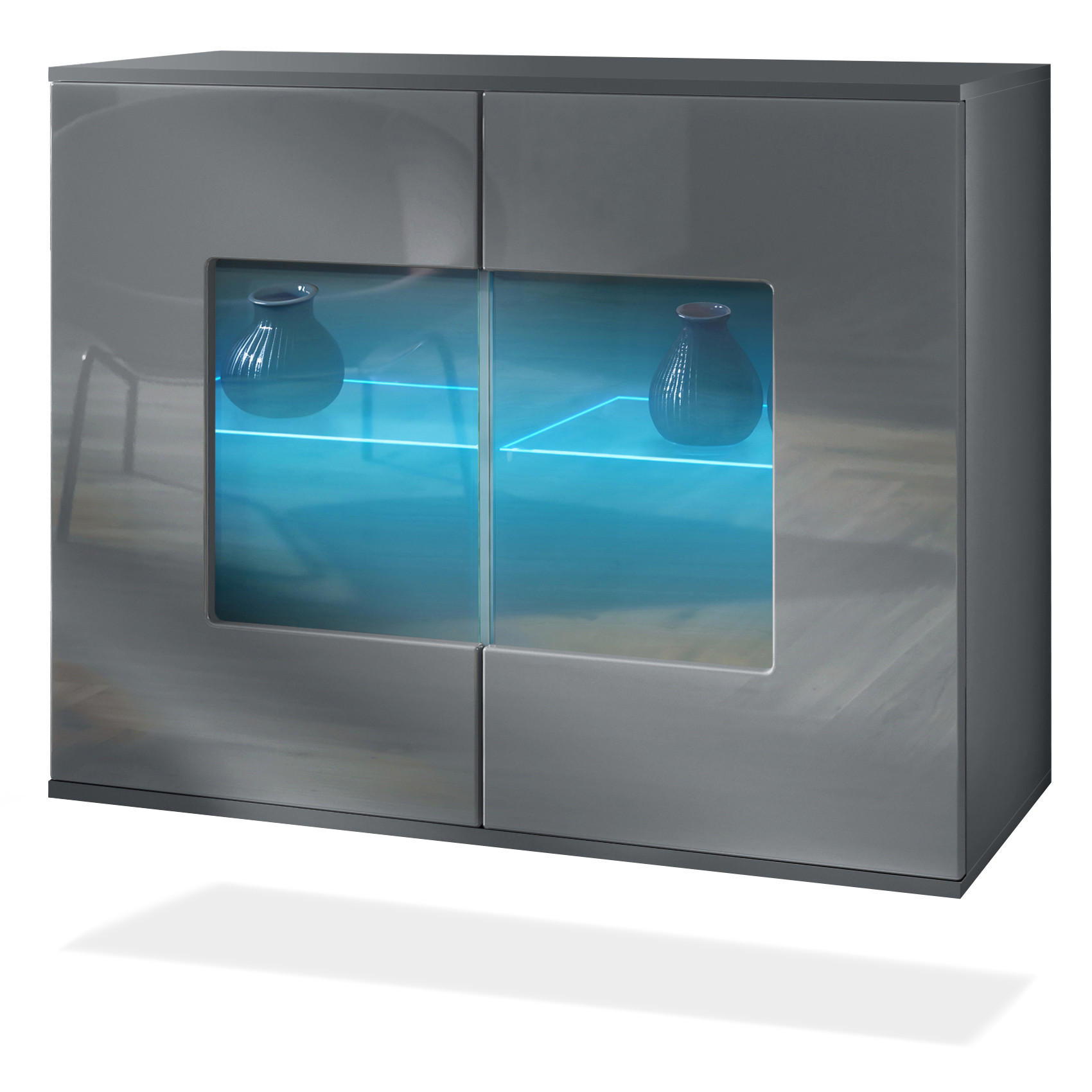 Vladon Kommode Grau 92.5x73.5x35 cm