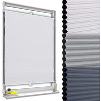 WABENPLISSEE ohne Bohren Verdunkelung 50 x 130 Weiß-Weiß - Weiß, Kunststoff (50/130/2cm) - Woltu
