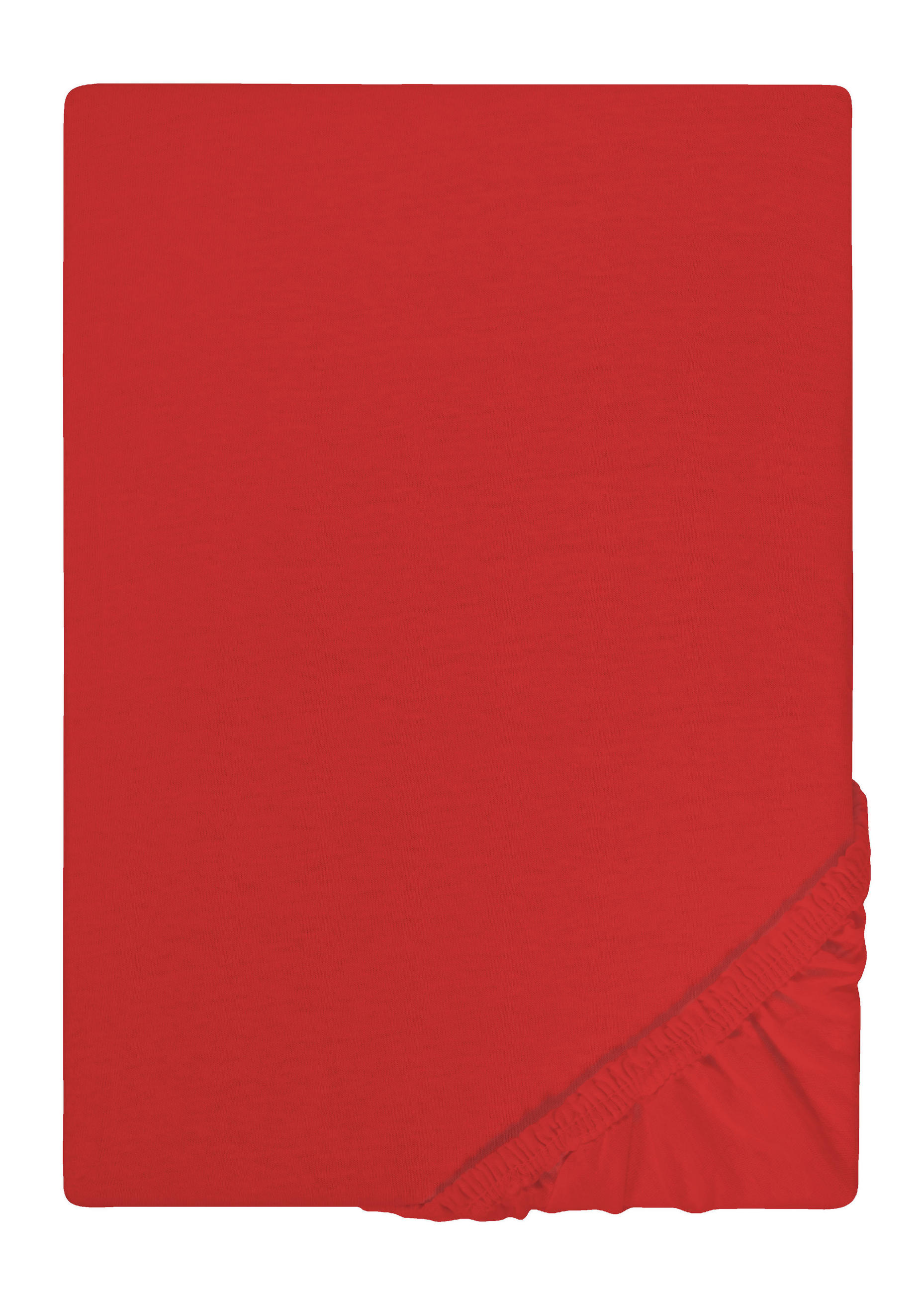biberna Spannbetttuch Rot 200x200 cm