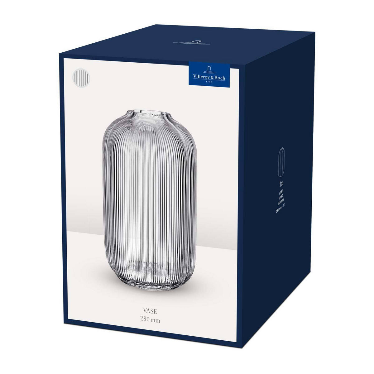 VASEN Fleur bunt 28 cm 2er Set - Multicolor, Glas (28cm) - Villeroy & Boch