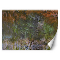 FOTOTAPETE, Ein blühender Baum in der wiese Aquarell - Braun, Papier (368/254cm) - Feeby