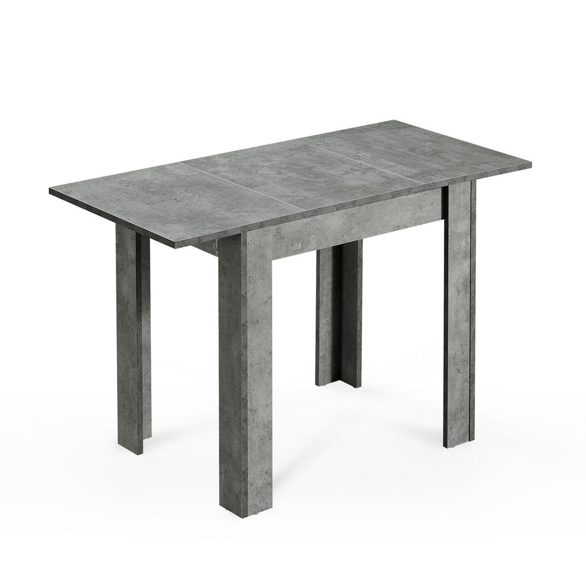ESSTISCH LIVIUS 80-120/60/74 cm - Grau, Holzwerkstoff (80/60/74cm) - B&D Home