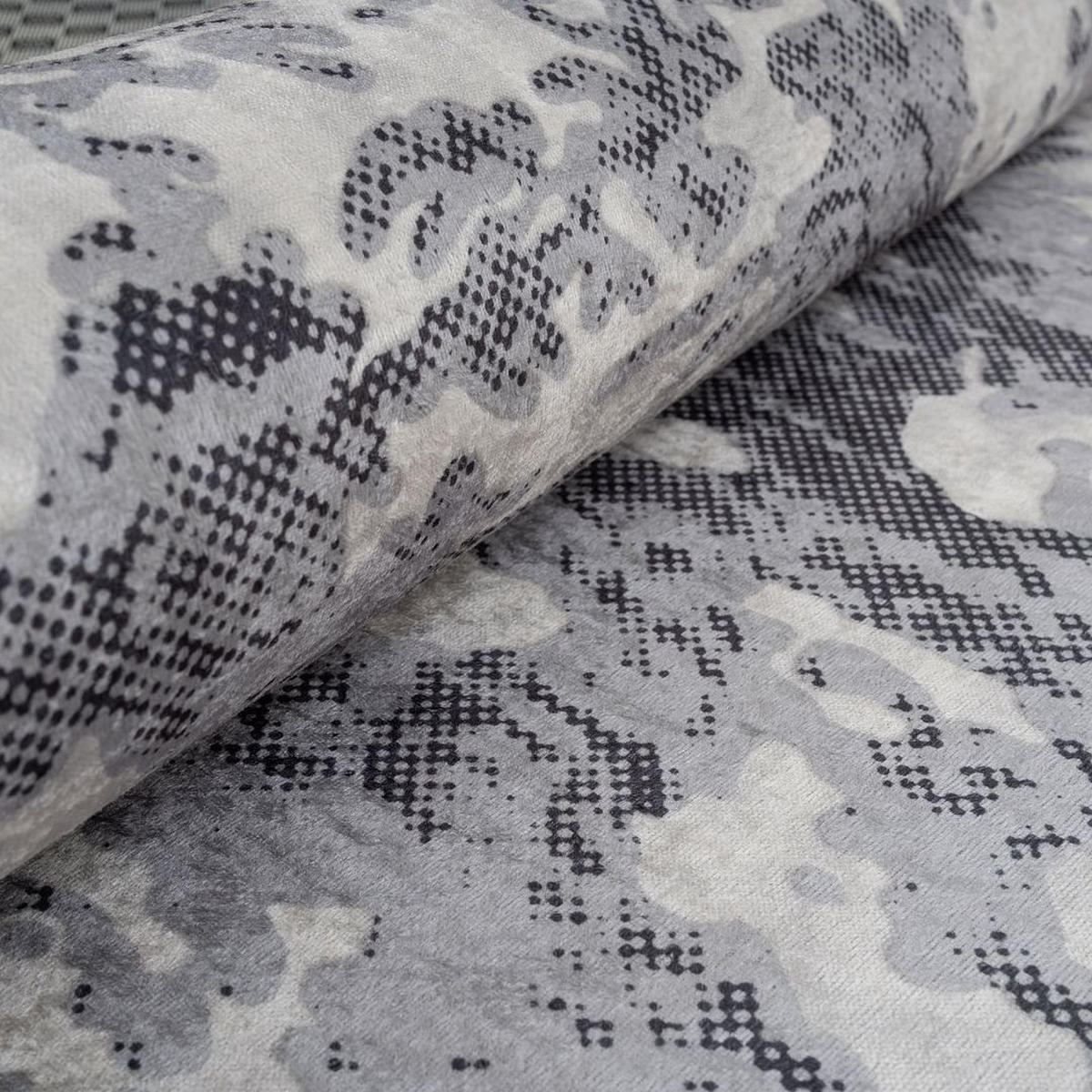 TEPPICH WASCHBAR Verona Thea Grau - Grau, Textil (191/279cm) - Kukoon Rugs