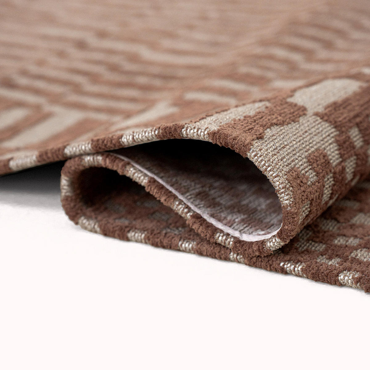 TEPPICH Ksar Structures Berber 80/150 cm - Rot, Textil (80/150cm) - Louis De Poortere