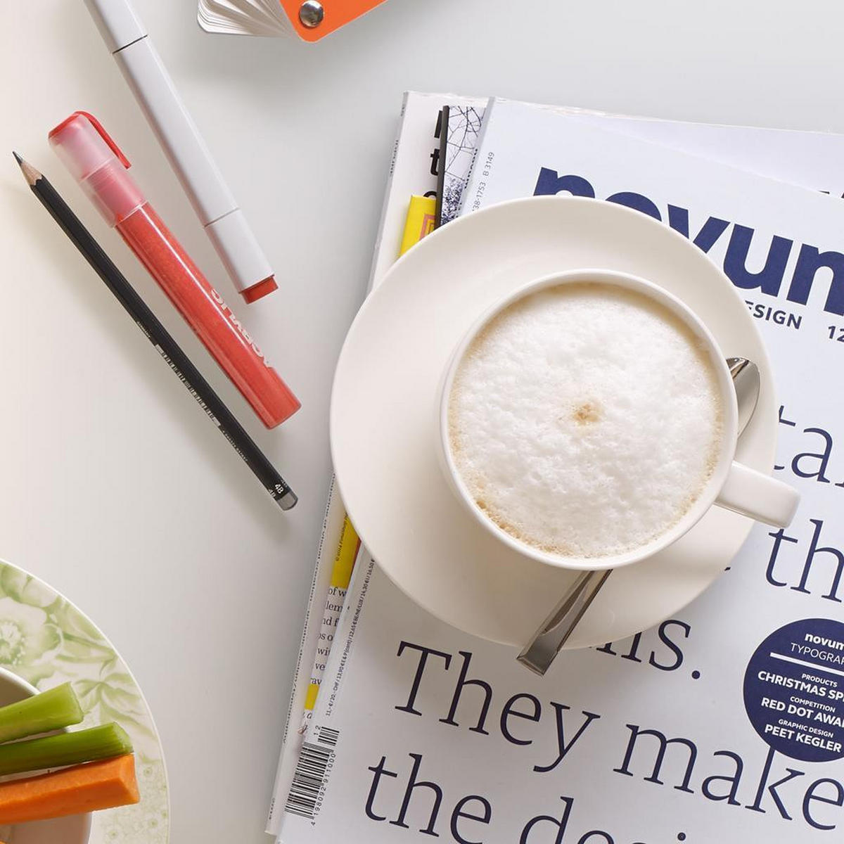 KAFFEETASSE MIT UNTERTASSE For Me weiß 160 ml - Weiß, Keramik (14.8/8.8/14.8cm) - Villeroy & Boch