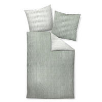 BETTWÄSCHE-SET 2 teilig in Grün 135x200 cm - Grün, Textil (30/40cm) - Janine