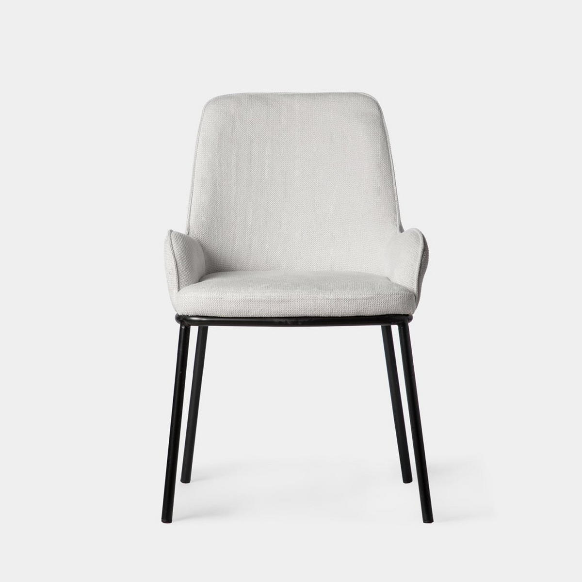 ESSZIMMERSTUHL Dama Grau 55 cm x 84 cm - Grau, Textil (55/84/62cm) - Klast Home