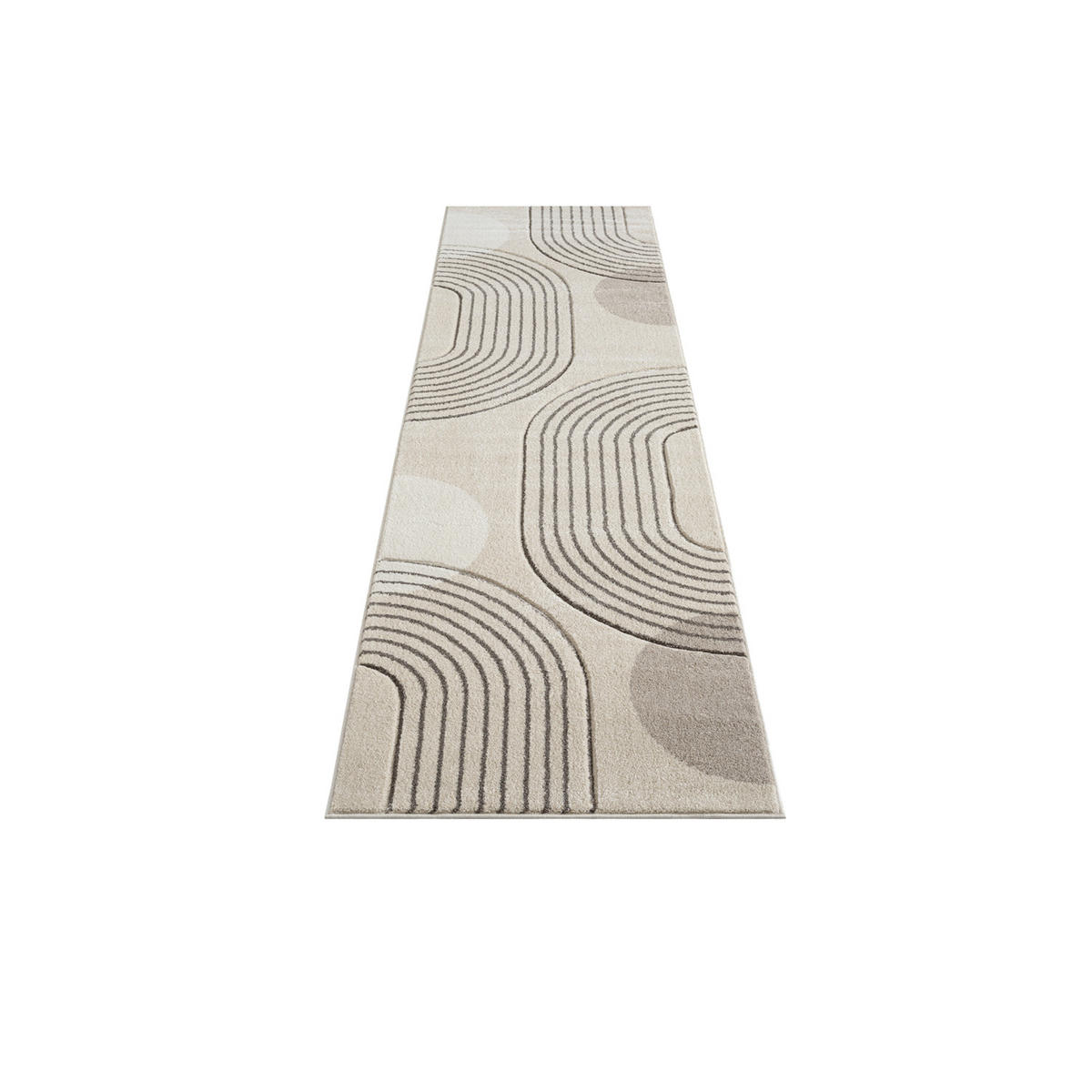 KURZFLOR-TEPPICH Bonito 7170 Braun 80x300 cm - Braun, Textil (80/300cm) - carpet city