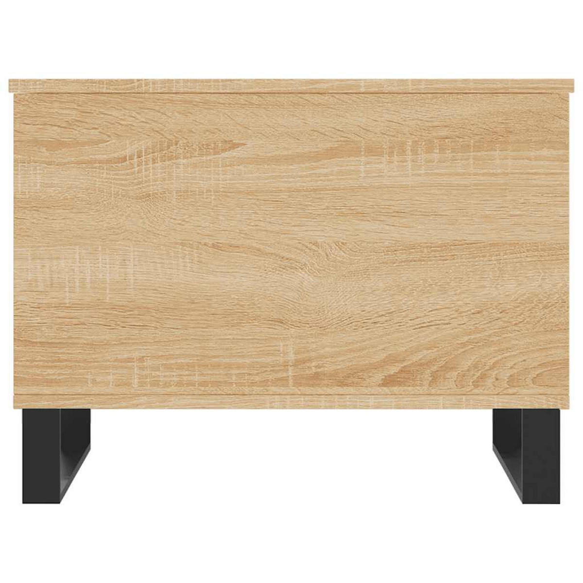 COUCHTISCH 60/44,5/45 cm aus Holzwerkstoff Sonoma-Eiche mit Höhenverstellbarer Tischplatte - Sonoma Eiche, Holz (44.5/60/45cm) - vidaXL
