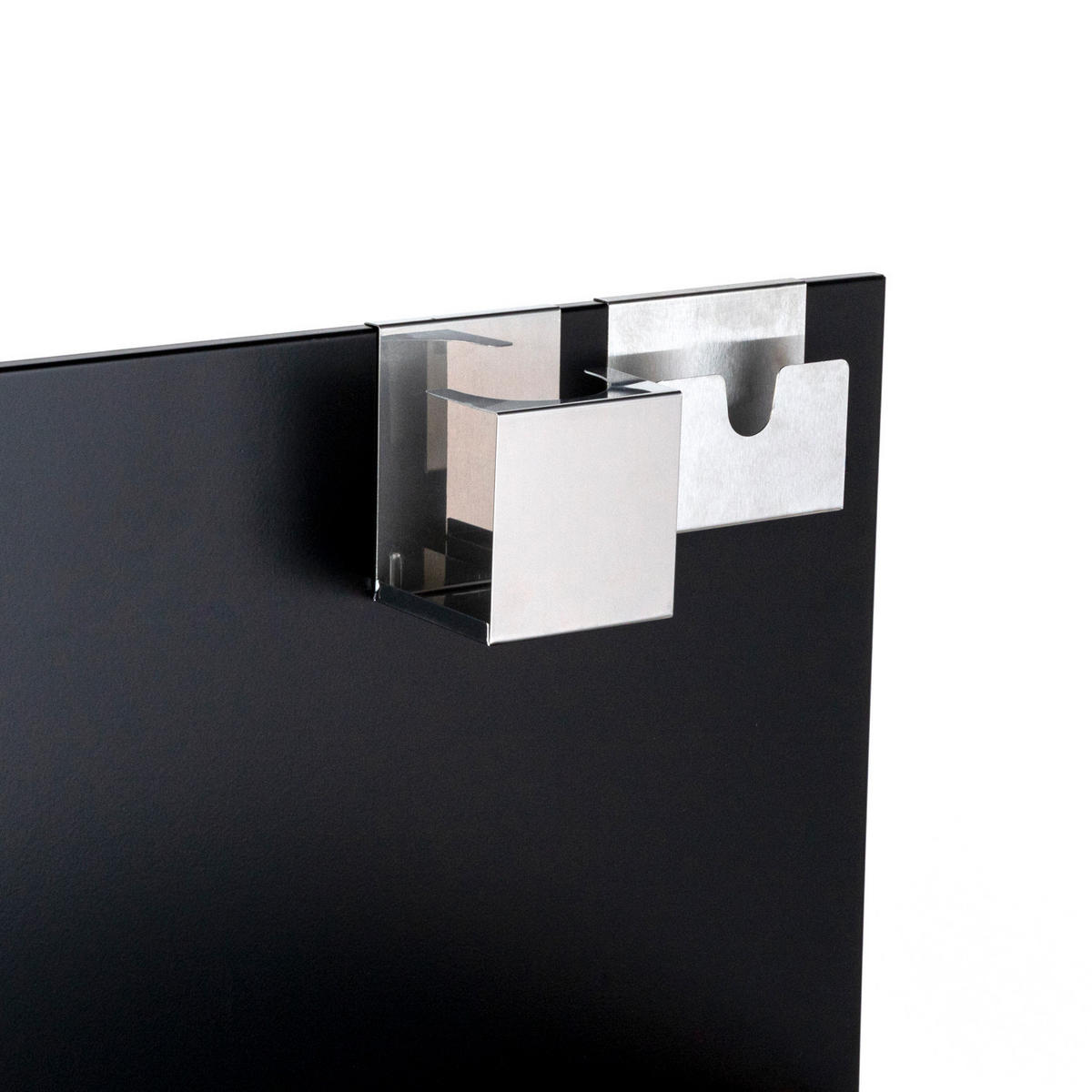 ABLAGE - Schwarz, Metall (49/11.5/91.5cm) - Somagic