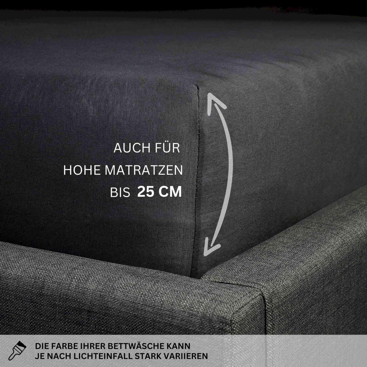 NAPÍNACIE prestieradlo FLAT - biela, textil (90/200cm) - Schöner Wohnen