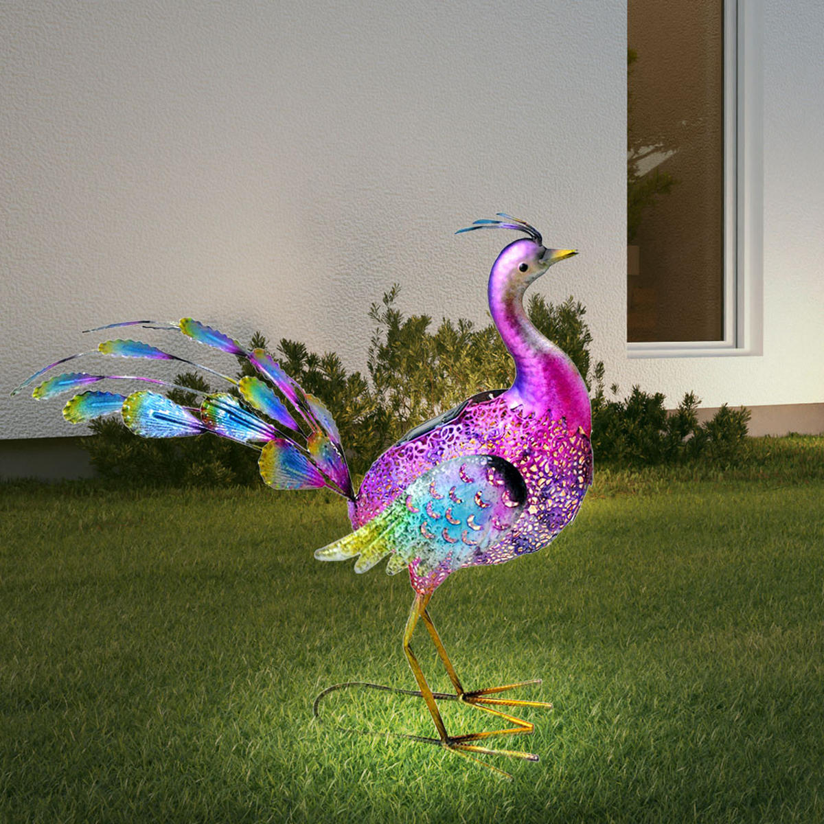 LED AUSSENLEUCHTE VERA bunt 2er Set - Multicolor, Metall (62/31/55cm)