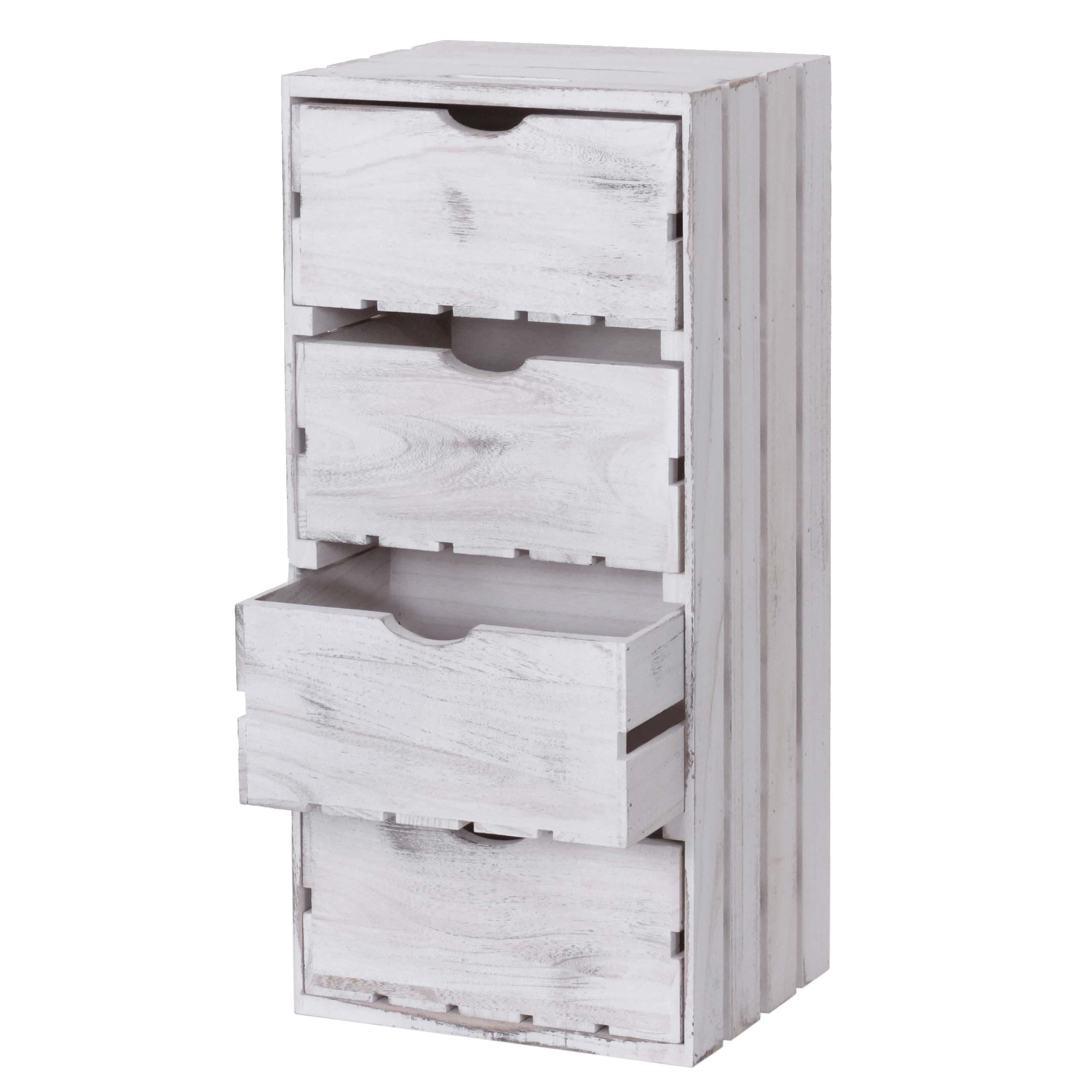 KOMMODE Weiß - Weiß, Holz (32/70/26cm) - MCW